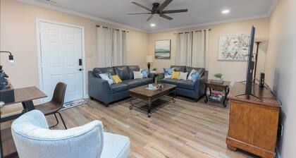 3-Bedroom Home with King Bed, Smart TVs & Fenced Yard