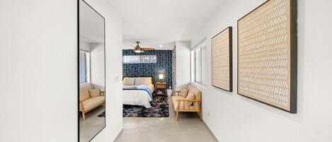 1 bedroom, iron/ironing board, internet, bed sheets