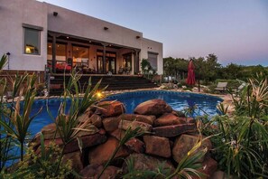 Pool - Resort Style S/W Home on 3 Acres. Views, Pool, Outdoor Fireplace (Bulverde)