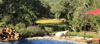Resort Style S/W Home on 3 Acres. Views, Pool, Outdoor Fireplace