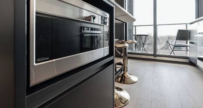 Modern 2BR Art, Loft Style Condo