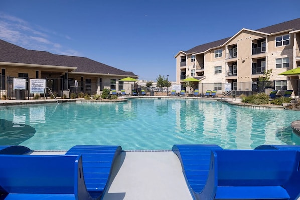 Seasonal outdoor pool