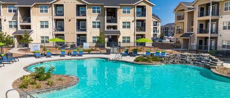 Seasonal outdoor pool