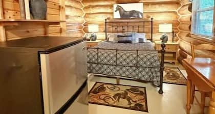 Nice cabin overlooking the water and close to Glade Top Trail