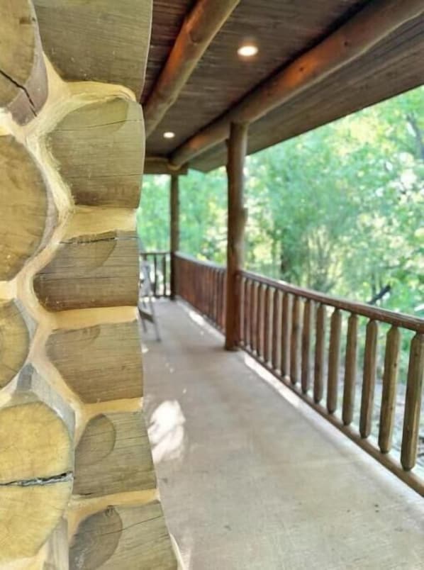 Property grounds - Nice cabin overlooking the water and close to Glade Top Trail (Ava)