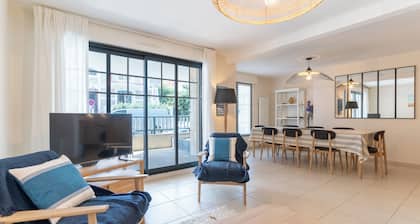 TrÚs agréable appt de 2 ch pour 5 pers, garage en ss proche mer