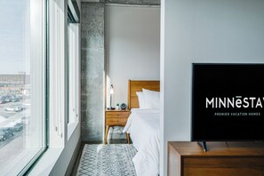 Departamento (1 Bedroom) | 1 habitación y espacio para trabajar con laptop