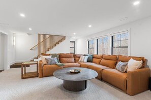 Villa (3 Bedrooms) | Living area | TV, fireplace