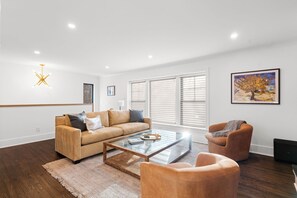 Villa (3 Bedrooms) | Living area | TV, fireplace