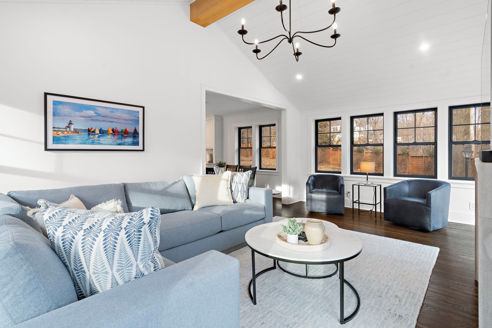 Villa (3 Bedrooms) | Living area | TV, fireplace