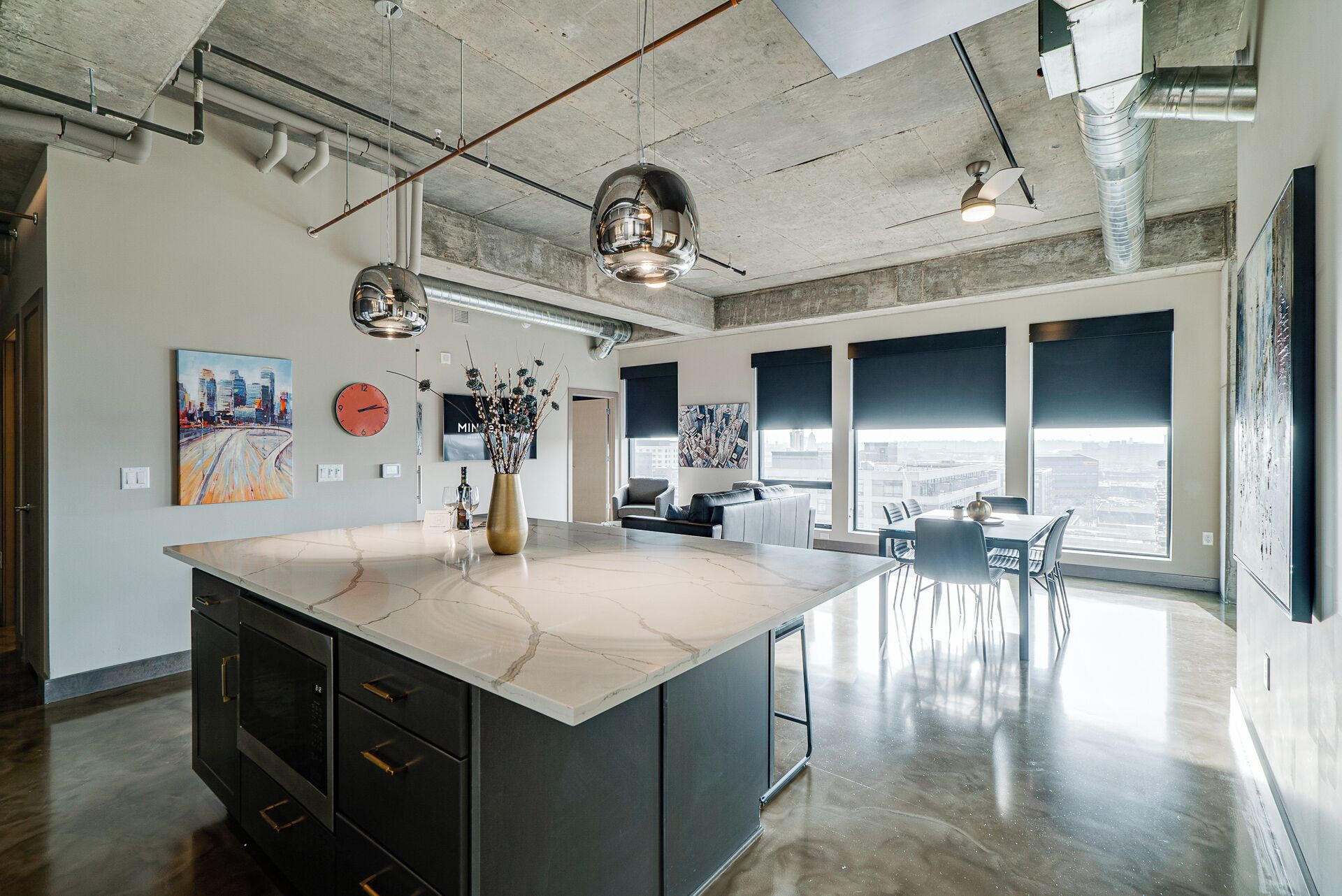 Apartment (2 Bedrooms) | Private kitchen | Microwave, oven, stovetop, dishwasher