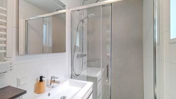 Shower, hair dryer