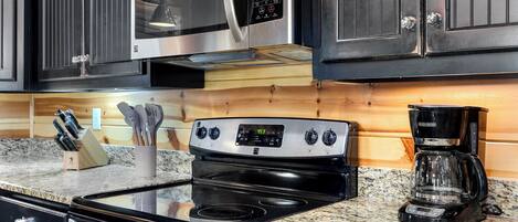 Refrigerador, microondas, parrilla de estufa y lavavajillas