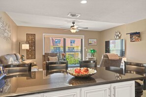 Condo, Multiple Beds, Balcony, Pool View (Flip Flop Foray at Cocoa Beach) | Living area | 42-inch flat-screen TV with digital channels - Flip Flop Foray at Cocoa Beach (Cocoa Beach)