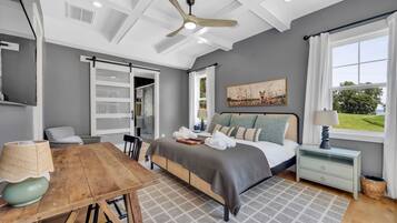 4 chambres, bureau, fer et planche Ă repasser, lit parapluie