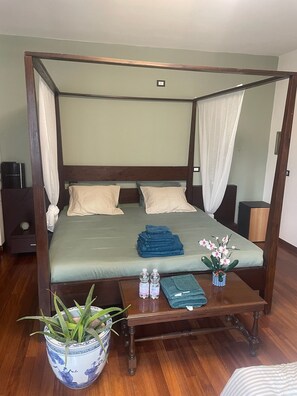 Deluxe Double Room, Patio, Garden View | In-room safe, free WiFi