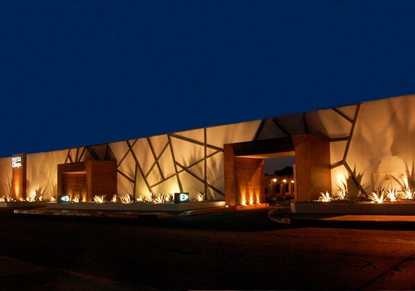Façana frontal de l'allotjament