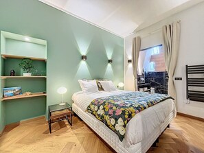 1 chambre, fer et planche à repasser, Wi-Fi, draps fournis