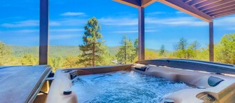 Luxury Cabin Vibes | Hot Tub, Sunset Deck, & Forest Views