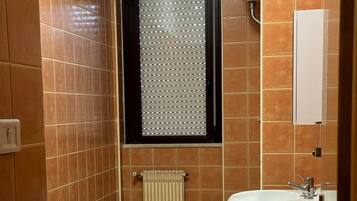 Duschwanne, Haartrockner, Toilettenpapier