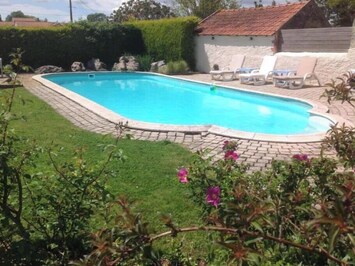 Private, heated pool