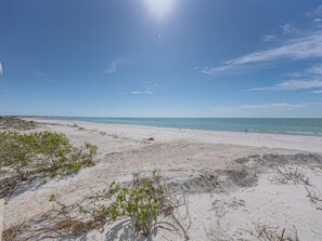 On the beach