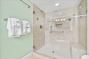 Shower, towels