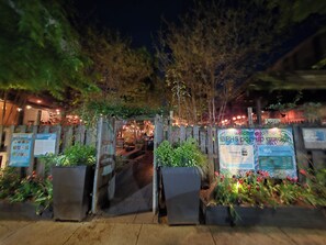 Overnattingsstedets uteområder