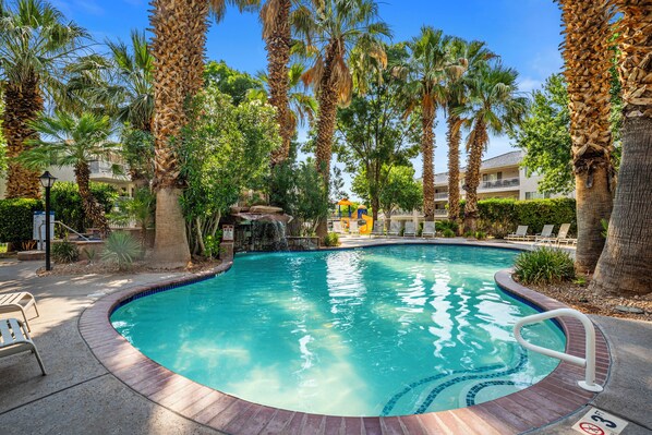 Indoor pool, a heated pool