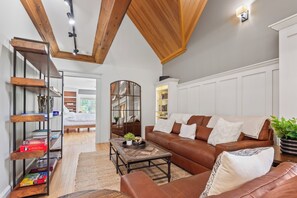 Smart TV, table football, books, stereo - Moose Ridge Haven | Spacious and beautifully appointed home with magnificent views (Rangeley)