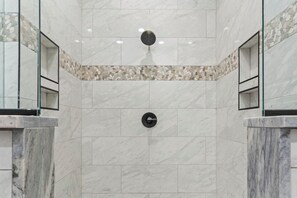Shower, towels