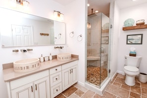 Shower, towels