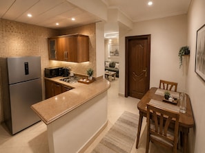 Apartment, 1 Bedroom, Balcony | Private kitchen - Skyline Luxury Suites (Cairo Governorate)