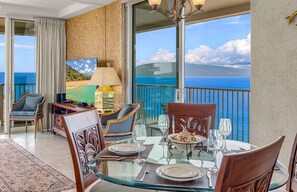 Dining - Maui Resort Rentals: The Whaler 1001 - Upgraded 10th Floor Oceanfront Corner 1BR/2BA - Premier 1BR Location at The Whaler! (Lahaina)
