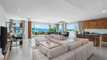 Appartement, 3 chambres, accessible aux personnes à mobilité réduite, fumeur | Salle de séjour