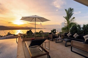 Appartement, 3 chambres, accessible aux personnes à mobilité réduite, fumeurs | Terrasse/Patio