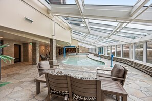 Indoor pool, outdoor pool