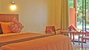 Exclusive Double Room, Balcony, Pool View | View from room