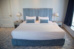 Family Apartment | In-room safe, blackout curtains, iron/ironing board, free WiFi - indigo apartments  (Jeddah)
