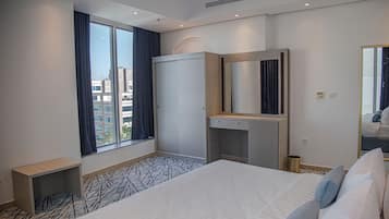 Familienapartment | Zimmersafe, Verdunkelungsvorhänge, Bügeleisen/Bügelbrett