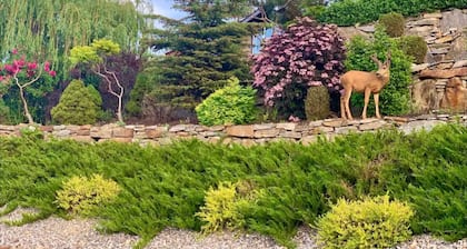 Serene Lake & Mountain View Retreat in Kettle Valley"