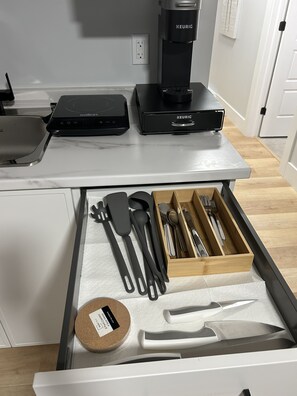 Microwave, stovetop