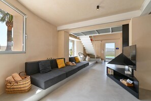 Fernseher, Kamin
