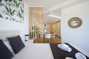 Desk, iron/ironing board