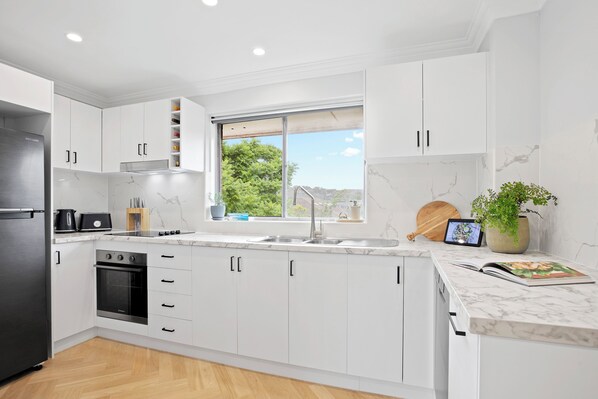 Oven, stovetop, dishwasher