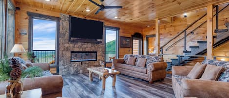 Smart-TV, Kamin, Videospiele