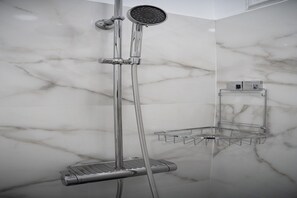 Shower, hair dryer