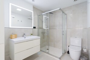 Shower, hair dryer