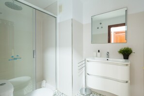 Shower, hair dryer