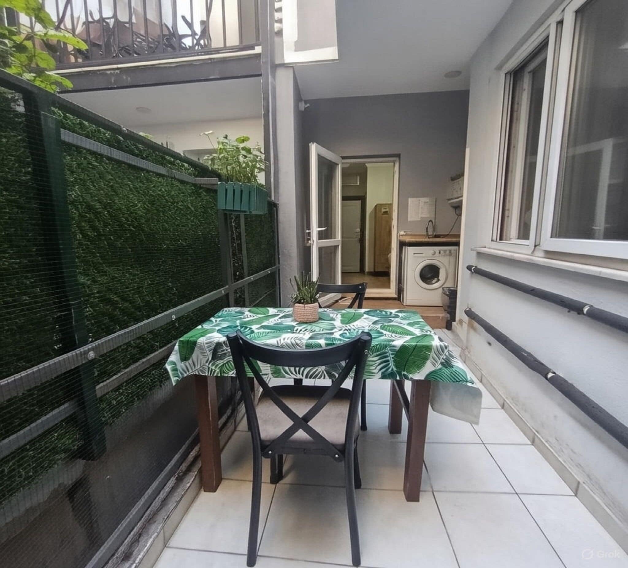 Double Room Kitchen Terrace | Prémium ágynemű, vasaló/vasalódeszka és ágynemű